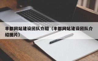 丰都网站建设团队介绍（丰都网站建设团队介绍图片）